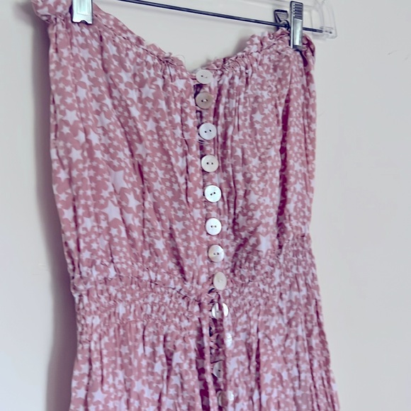 Tiare Hawaii Ryden Pink Strapless Star Print - Picture 3 of 6